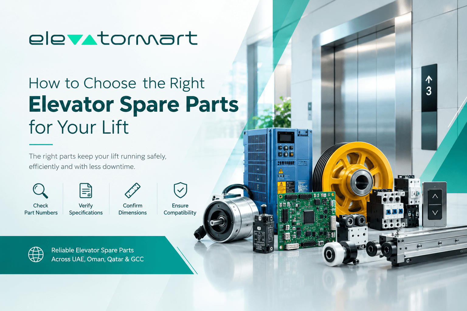 Common Elevator Spare Parts and Their Functions
